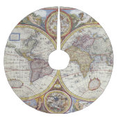  wereldkaart kerstboom rok (Voorkant)