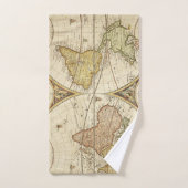  Wereldkaart keukenset Bad Handdoek (Handdoek)