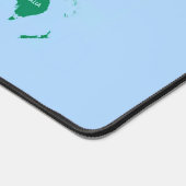 Wereldkaart Kleurrijk Bureaumat (Hoek)