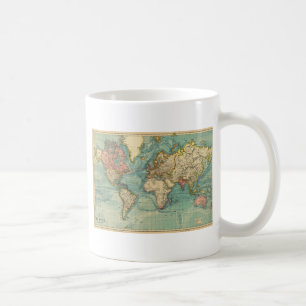 Wereldkaart Koffiemok