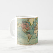  Wereldkaart Koffiemok (Voorkant links)