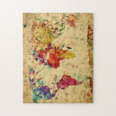  wereldkaart legpuzzel (Verticaal)