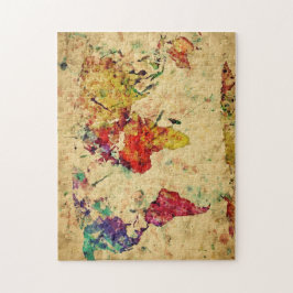  wereldkaart legpuzzel