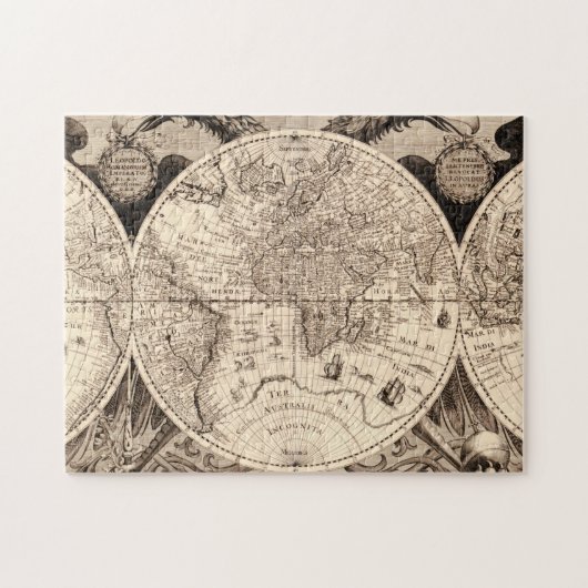  Wereldkaart Legpuzzel (Horizontaal)