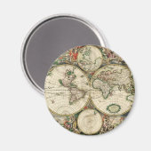 Wereldkaart Magneet (Voorkant / Achterkant)