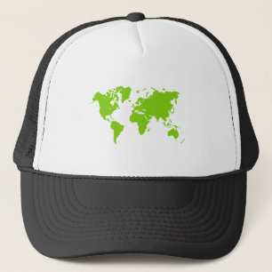 Wereldkaart - Martian Green Trucker Pet