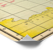 Wereldkaart met scheepvaartroutes poster (Hoek)