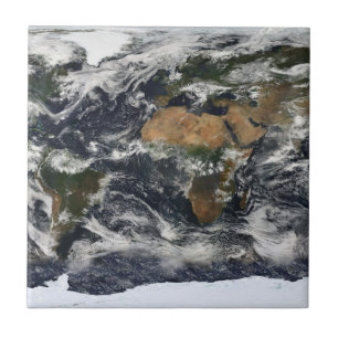 WERELDKAART MODIS TEGELTJE