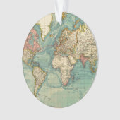  Wereldkaart Ornament (voorkant)