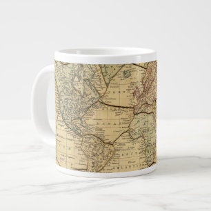 Wereldkaart over Mercators Projection Grote Koffiekop