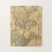 Wereldkaart over Mercators Projection Legpuzzel (Verticaal)