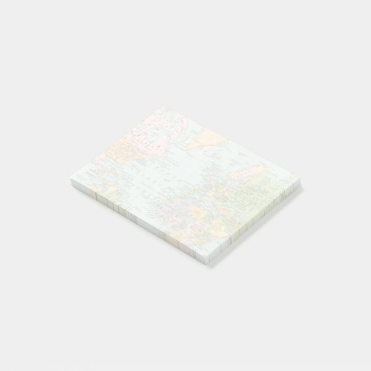 Wereldkaart Post-its Post-it® Notes (Schuin)