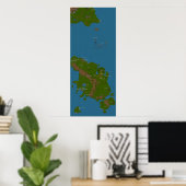 Wereldkaart Poster (Thuiskantoor)