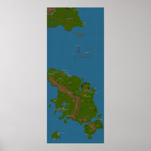 Wereldkaart Poster (Voorkant)