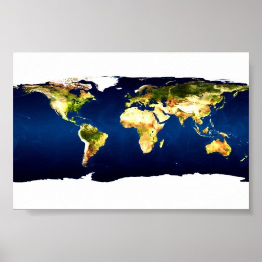 Wereldkaart Poster (Voorkant)