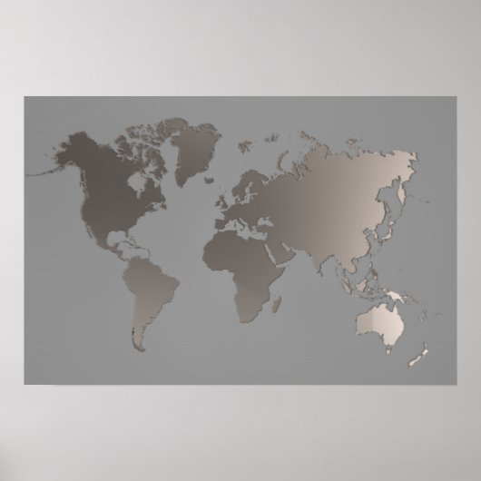 Wereldkaart Poster (Voorkant)