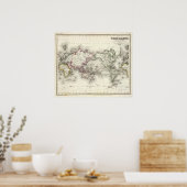 Wereldkaart Poster (Keuken)