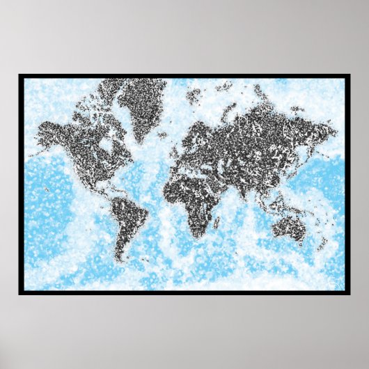 Wereldkaart Poster (Voorkant)