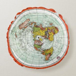  Wereldkaart Rond Kussen