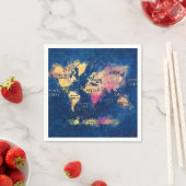 wereldkaart servet (Insitu)