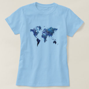 Wereldkaart T-shirt