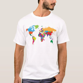 Wereldkaart T-shirt