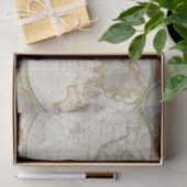  Wereldkaart Tissuepapier (Geschenk)