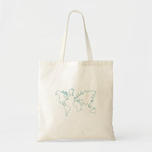 Wereldkaart Tote Bag