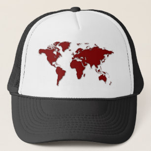 Wereldkaart Trucker Pet