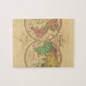 wereldkaart uit de oudheid 1 legpuzzel (Horizontaal)