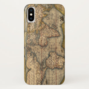  Wereldkaart van Abraham Ortelius 1564 iPhone X Hoesje
