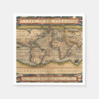  Wereldkaart van Abraham Ortelius 1564