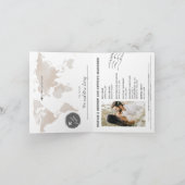 WERELDKAART van CARMEN Beige Kaart (Binnen)