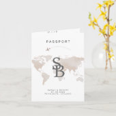 WERELDKAART van CARMEN Beige Kaart (Gele Bloem)