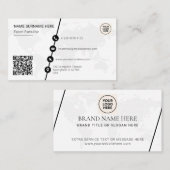 Wereldkaart van de formele QR-code Visitekaartje (Voorkant / Achterkant)