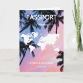 Wereldkaart van de weduwenpalm bestemming (Voorkant)