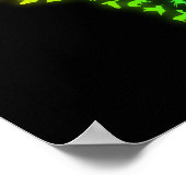 Wereldkaart van dieren poster (Hoek)