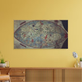 Wereldkaart van Genua, ontworpen door Toscanelli Canvas Afdruk (Insitu (Woonkamer))