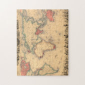wereldkaart van het Britse Rijk Legpuzzel (Verticaal)