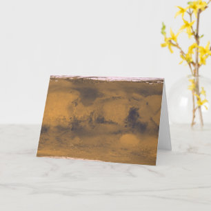 Wereldkaart van Mars Red Planet door satelliet Kaart