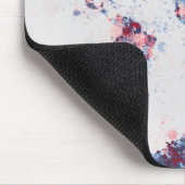 wereldkaart Verf Splashes Muismat (Hoek)