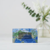 Wereldkaart Visitekaartje (Staand voorkant)