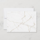 Wereldkaart voor weduwenbestemming Gold verwisselb RSVP Kaartje (Achterkant)