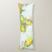 Wereldkaart Wereldbol Landatlas Lichaamskussen (Achterkant (Verticaal))