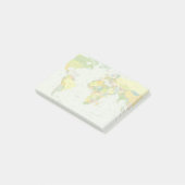 Wereldkaart Wereldbol Landatlas Post-it® Notes (Schuin)