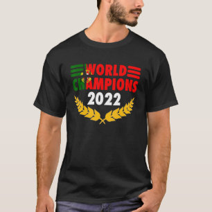 Wereldkampioen 2022 Portugal Voetbal 2022 Kampioen T-shirt