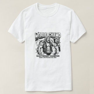 Wereldkampioen 90s-worstelen t-shirt