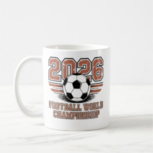 Wereldkampioenschap 2026 ⚽ – Voetbalfanontwerp Koffiemok