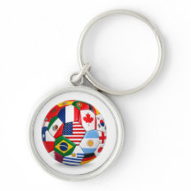 Wereldkampioenschap thema sleutelhanger