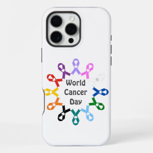 Wereldkankerdag Borst Long Darm Lever Prostaat iPhone 16 Pro Max Hoesje